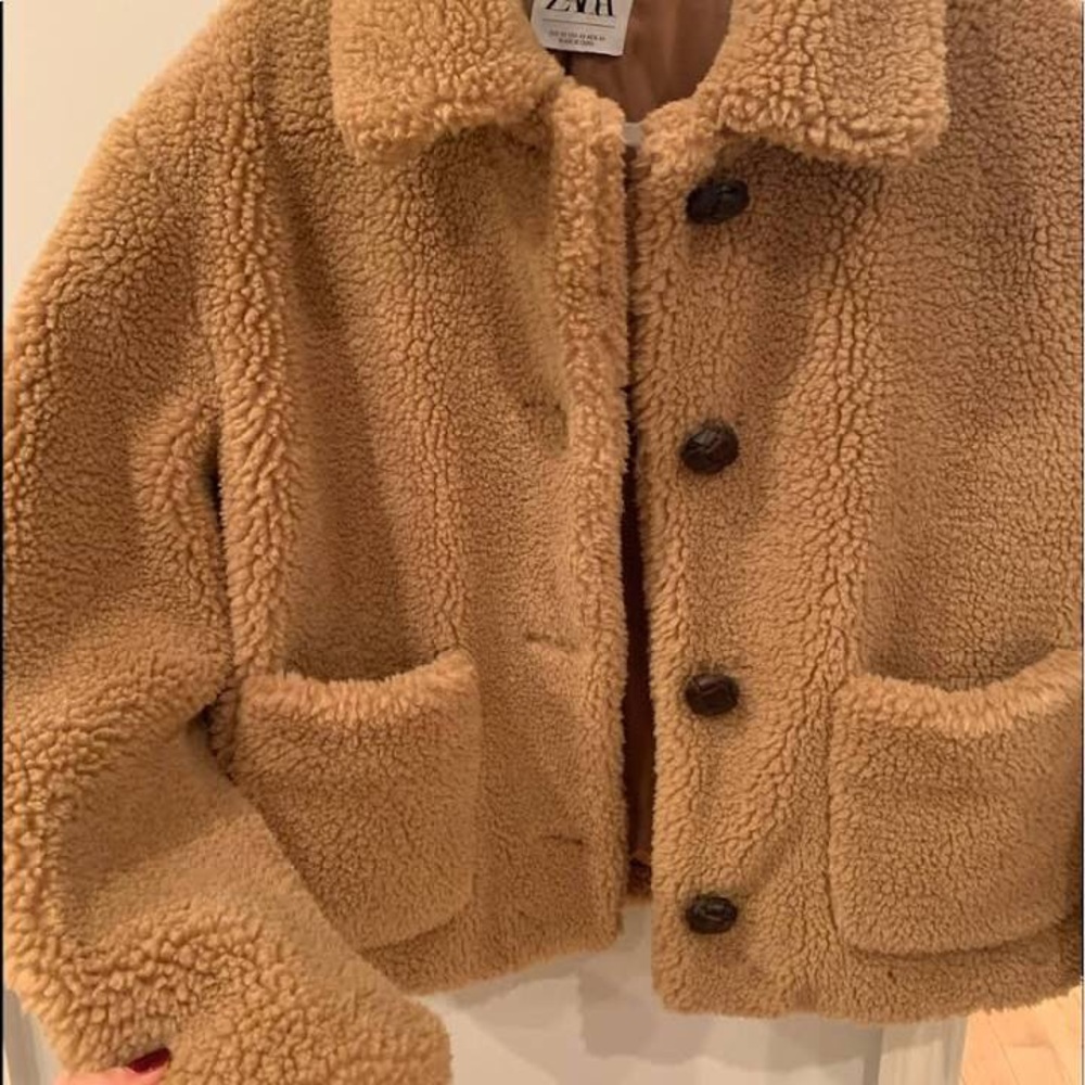 Zara teddy coat